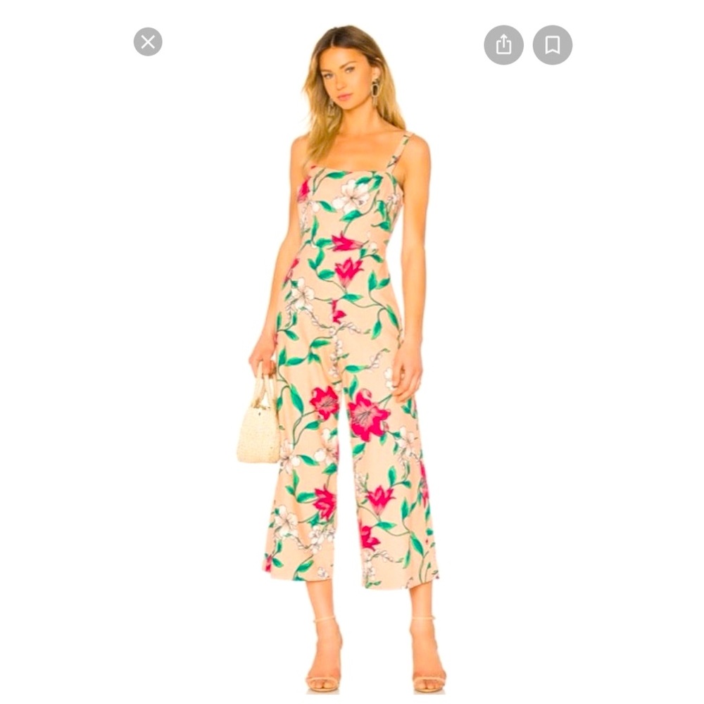 Revolve Privacy Please Hydrangea Jumpsuit in Bellini Floral (From Revolve)